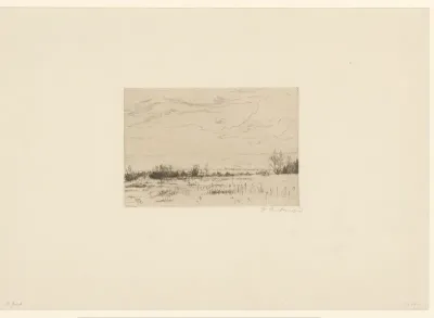 Waterachtig landschap