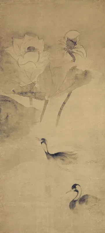 Waterfowls in Lotus Pond