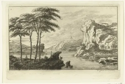 Waterlandschap bij de Adriatische Zee