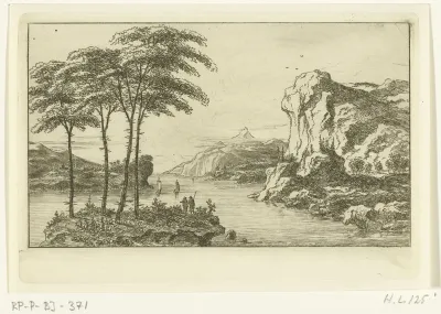 Waterlandschap bij de Adriatische Zee