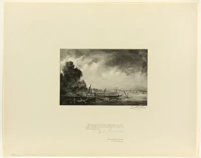 Waterloo Bridge (a sketch), from Old English Masters
