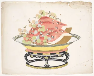 Watermelon and Grapes