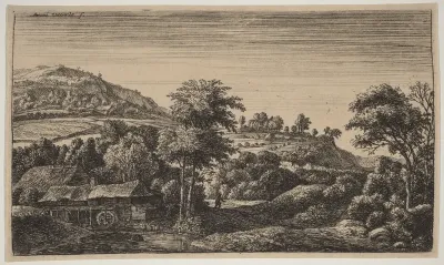 Watermill at the Foot of a Hill