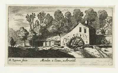 Watermolen bij Arceuil