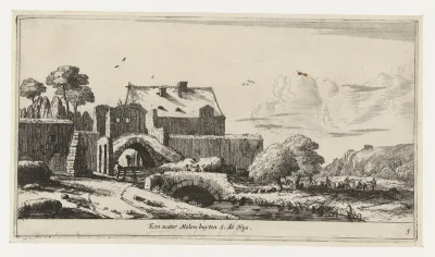 Watermolen bij Saint-Denis