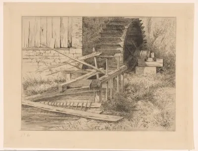 Watermolen in Veules
