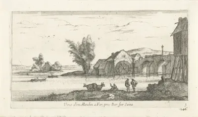 Watermolen nabij Bar-sur-Seine