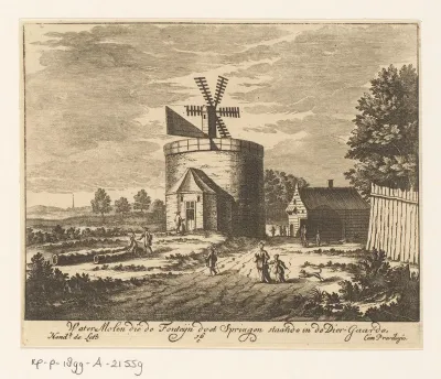 Watermolen op het landgoed van Paleis Soestdijk