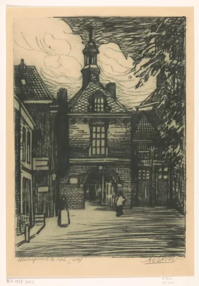 Waterpoort te Tiel