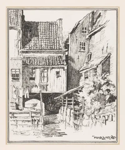 Waterpoortje naar de Zuiderhaven te Enkhuizen