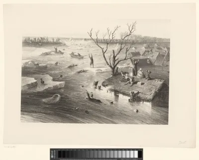 Watersnood. 1855