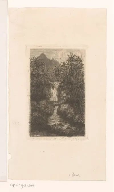 Waterval bij Morgenbach nabij Lorch
