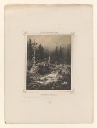 Waterval in Zuid-Tirol