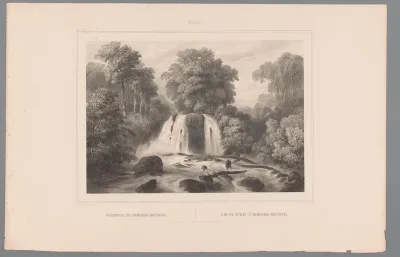 Waterval te Tjiroek-Betong