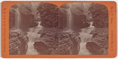 Watkins Glen Scenery, Rainbow Falls and Triple Cascades