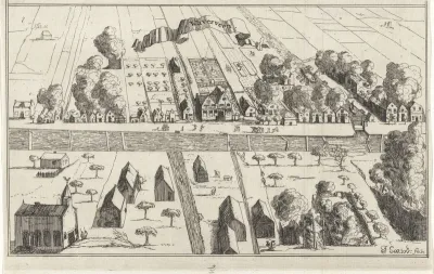 Waverveen, verwoest door de Fransen in 1672