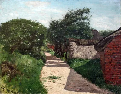 "Way to school" near Maasbüll