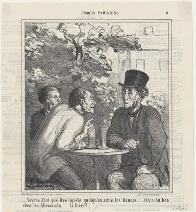 We shouldn't be unfair..., from 'Parisian sketches,' published in Le Charivari, May 12, 1864