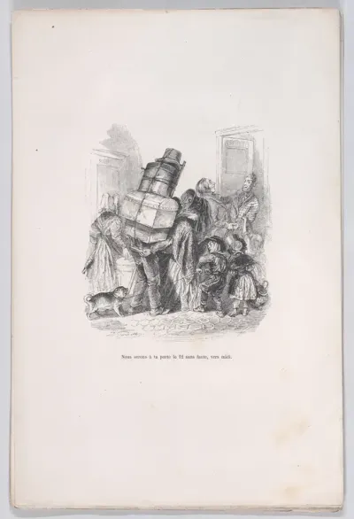 We will be at your door at noon without fail, from "Little Miseries of Human Life"