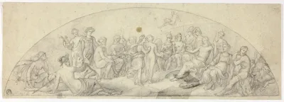 Wedding of Cupid and Psyche on Mount Olympus