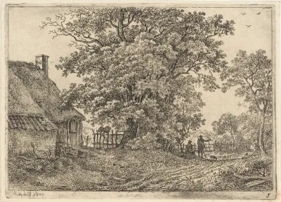 Weg in een landschap