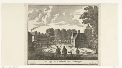 Weg met ruiters op Honselaarsdijk
