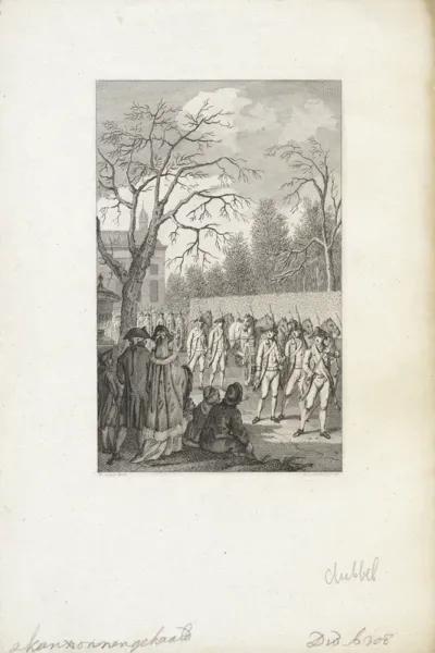 Weghalen van kanonnen uit het Huis de Gelder, 1785