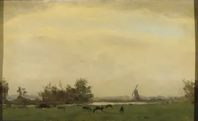 Weidelandschap aan het Spaarne