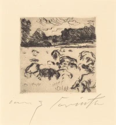 Weidende Schafe (Grazing Sheep)
