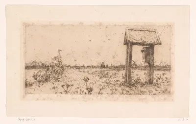 Weilanden aan de Kaag, met brievenbus