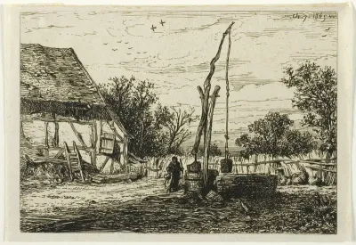 Well in a Farm Courtyard