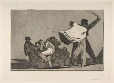 'Well-Known Folly' from the 'Disparates' (Follies / Irrationalities, Plate A)