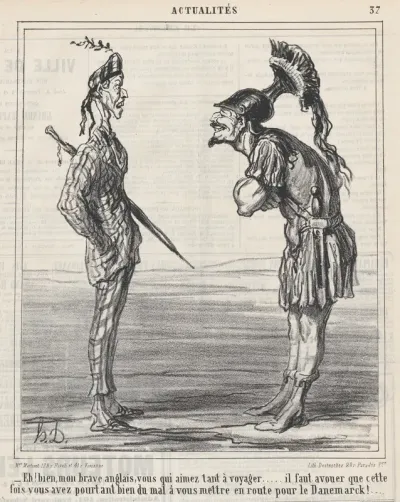 Well, my brave Englishman..., from 'News of the day,' published in Le Charivari, March 5, 1864