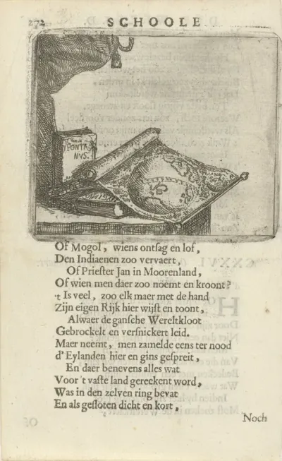 Wereldkaart en boeken