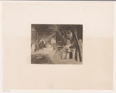Werkplaats van een koffiebrander