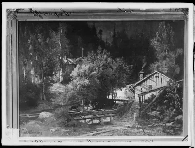 Werner Holmberg: "Norjalainen myllymaisema" vuodelta 1859
