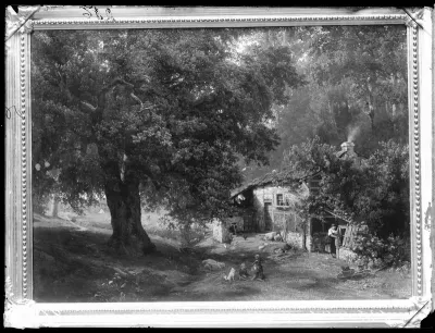 Werner Holmberg: "Saksalainen maalaistalo" vuodelta 1857