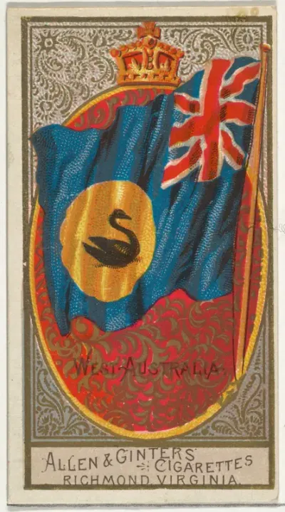 West Australia, from Flags of All Nations, Series 2 (N10) for Allen & Ginter Cigarettes Brands