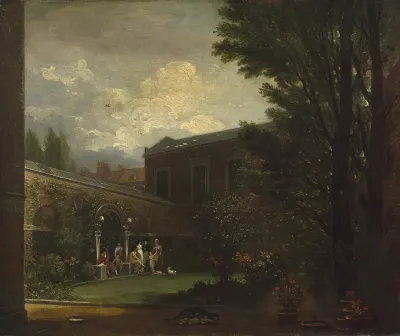 West Family in the Studio Garden, 1808