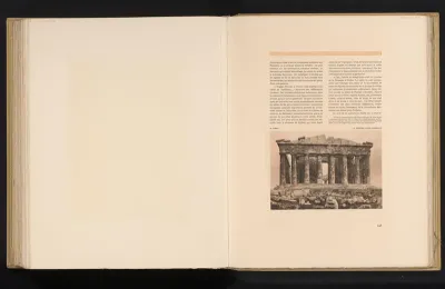 Westelijke façade van het Parthenon