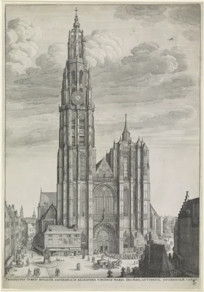 Westgevel van de Onze-Lieve-Vrouwe-Kathedraal te Antwerpen