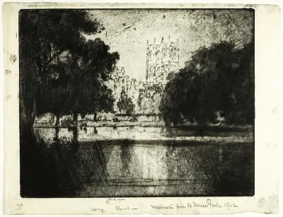 Westminster's Towers, from Saint James Park