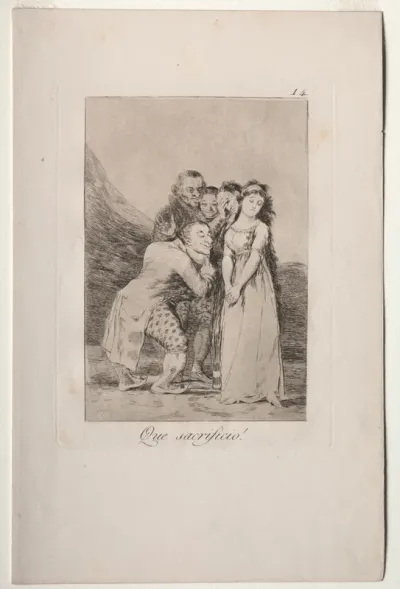 What a Sacrifice!, Plate 14