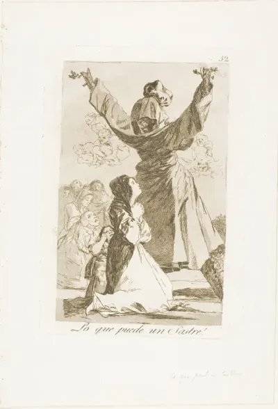 What a Tailor Can Do!, plate 52 from Los Caprichos