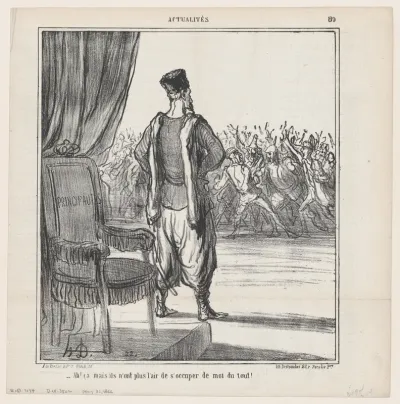 What about that..., they don't seem to be interested in me anymore, from 'News of the day,' published in Le Charivari, May 30, 1866