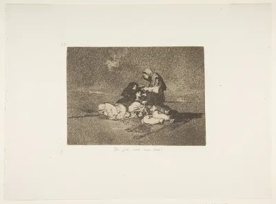 What Is the Use of a Cup?, Plate 59 from The Disasters of War