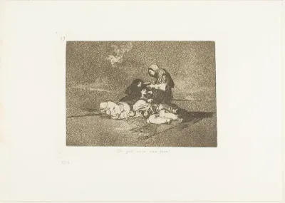 What is the Use of a Cup?, plate 59 from The Disasters of War