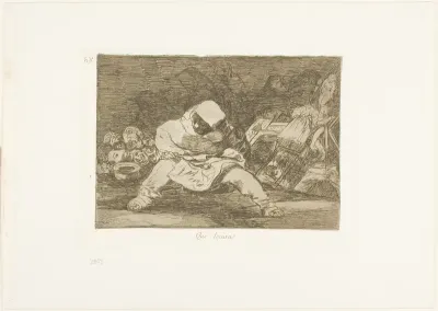 What madness!, plate 68 from The Disasters of War