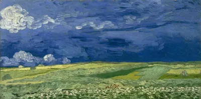 Wheatfield under Thunderclouds