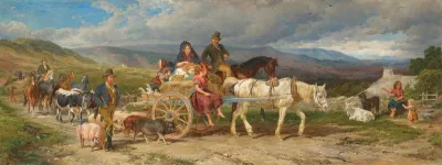 'When first I saw sweet Peggy': Irish peasants going to market
